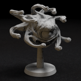 eye tentacle beholder dungeon dnd monster medieval fantasy stl mesh dnd 3dprint mini miniature