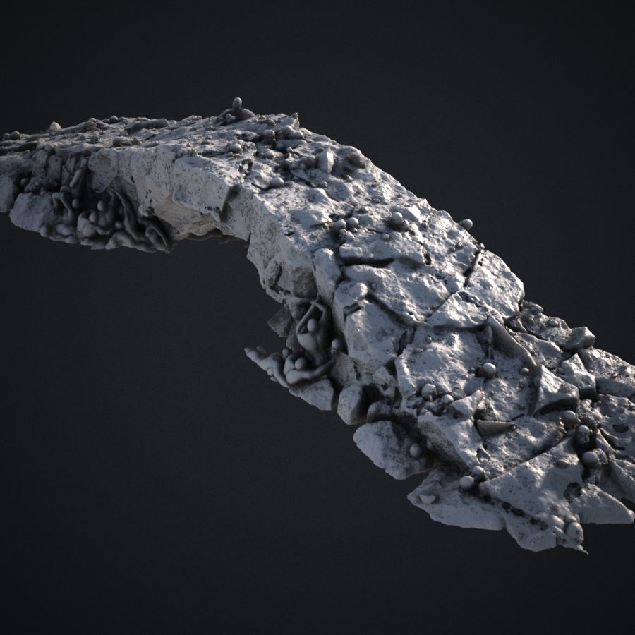  stone evil bridge scenery undead river styx souls ghouls ghosts overpass stl mesh dnd 3dprint mini miniature