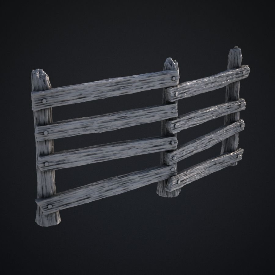  log wood wooden barrier fence obstacle dnd 28mm scenery scatter rpg stl mesh dnd 3dprint mini miniature