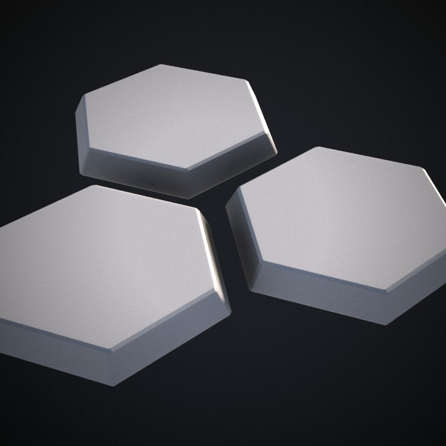 base hexagonal stand hex battletech mech battle tech stl mesh dnd 3dprint mini miniature
