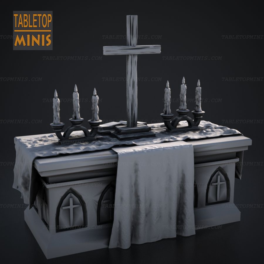  table holy church cathedral altar religious religion communion blessed vatican god stl mesh dnd 3dprint mini miniature