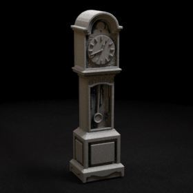 furniture tavern clock grandfather time inn stl mesh dnd 3dprint mini miniature