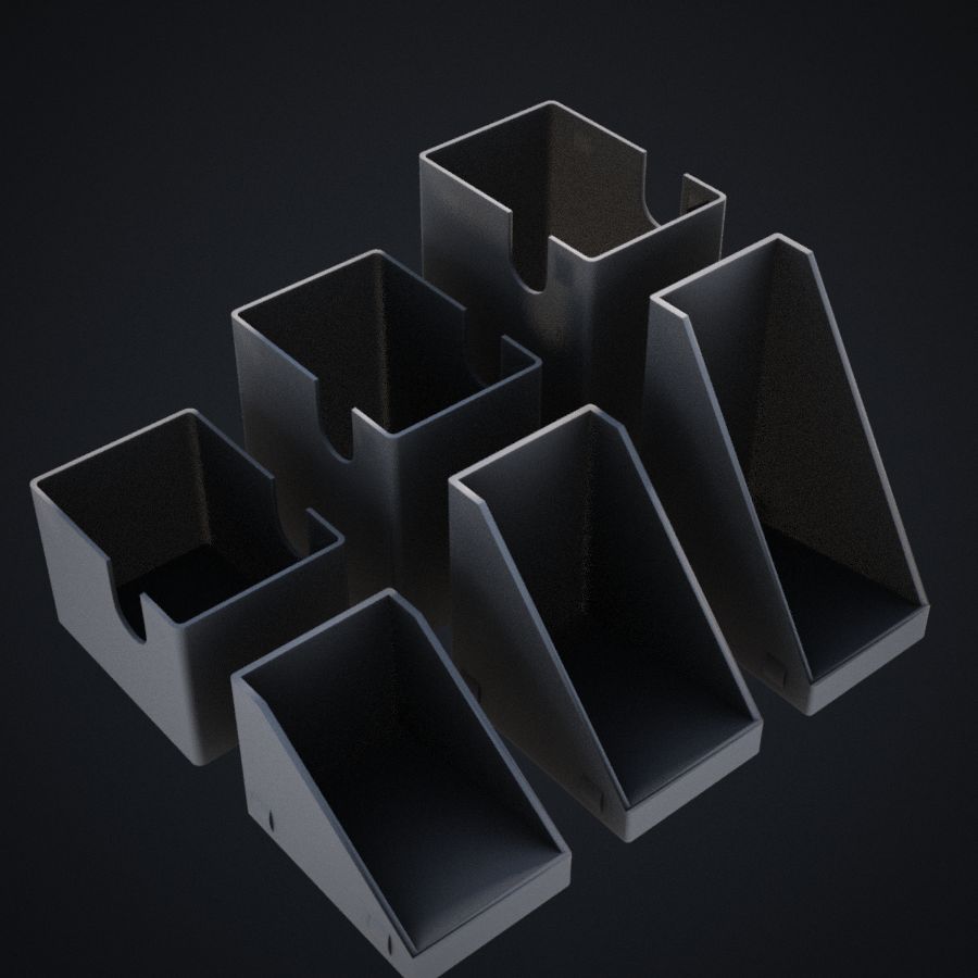  card holder case deck mini usa 41 63 41x63 zombicide stl mesh dnd 3dprint mini miniature