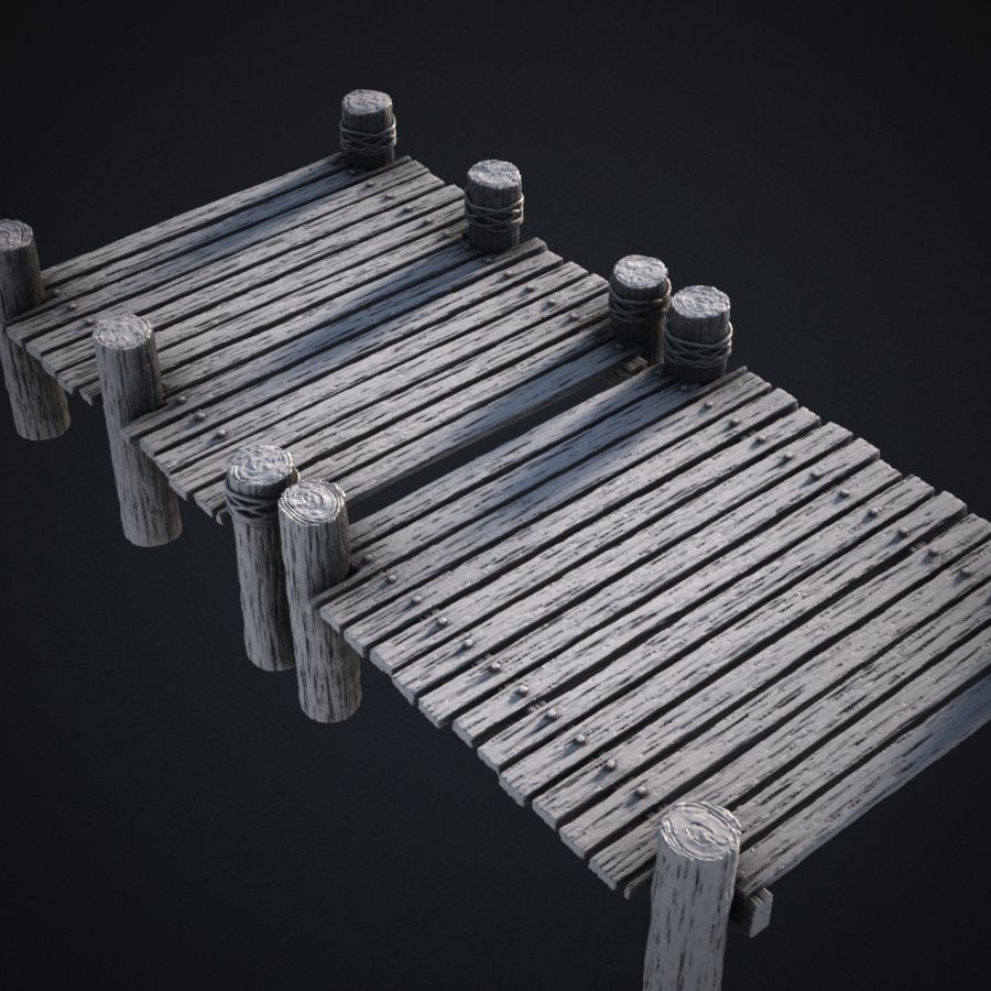  wooden yard ship boat dock wharf boats ramp board pier jetty quay marina boardwalk stl mesh dnd 3dprint mini miniature