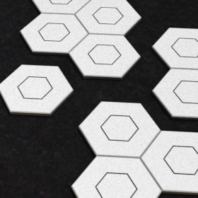 hex free battletech tiles hexmap blank base modular battletech map tile jigsaw connectable stl mesh dnd 3dprint mini miniature