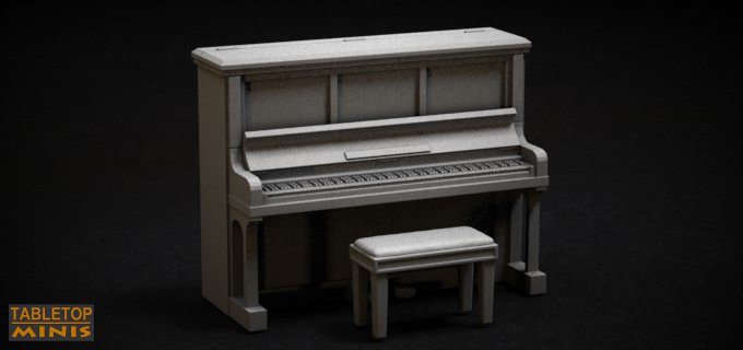 TableTopMinis - Piano 3d printable stl