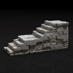 stone dungeon dnd stairs catacomb catacombs cellar step steps stair stl mesh dnd 3dprint mini miniature