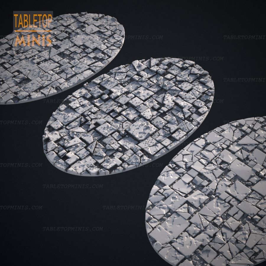  base terrain tile warhammer bases warhammer40k tiled topper stl mesh dnd 3dprint mini miniature