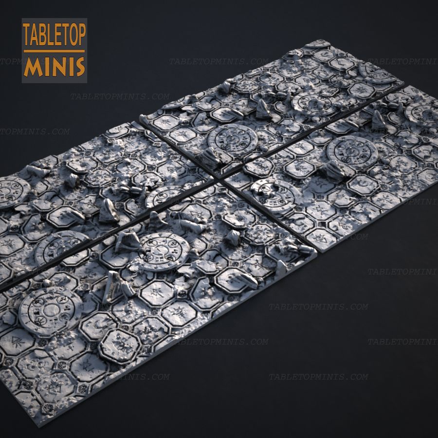  base stone tile tiles bases tiled topper capsule pavers stl mesh dnd 3dprint mini miniature