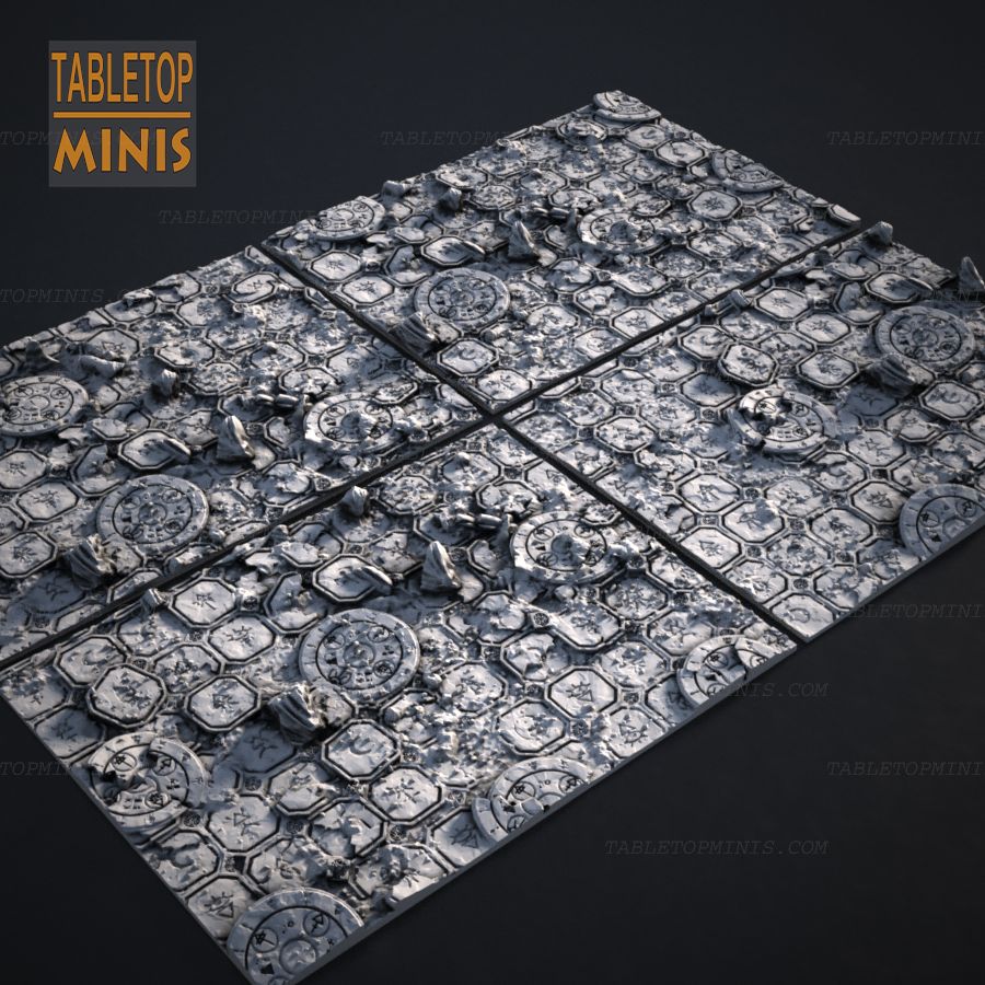  base stone tile tiles bases tiled topper capsule pavers stl mesh dnd 3dprint mini miniature