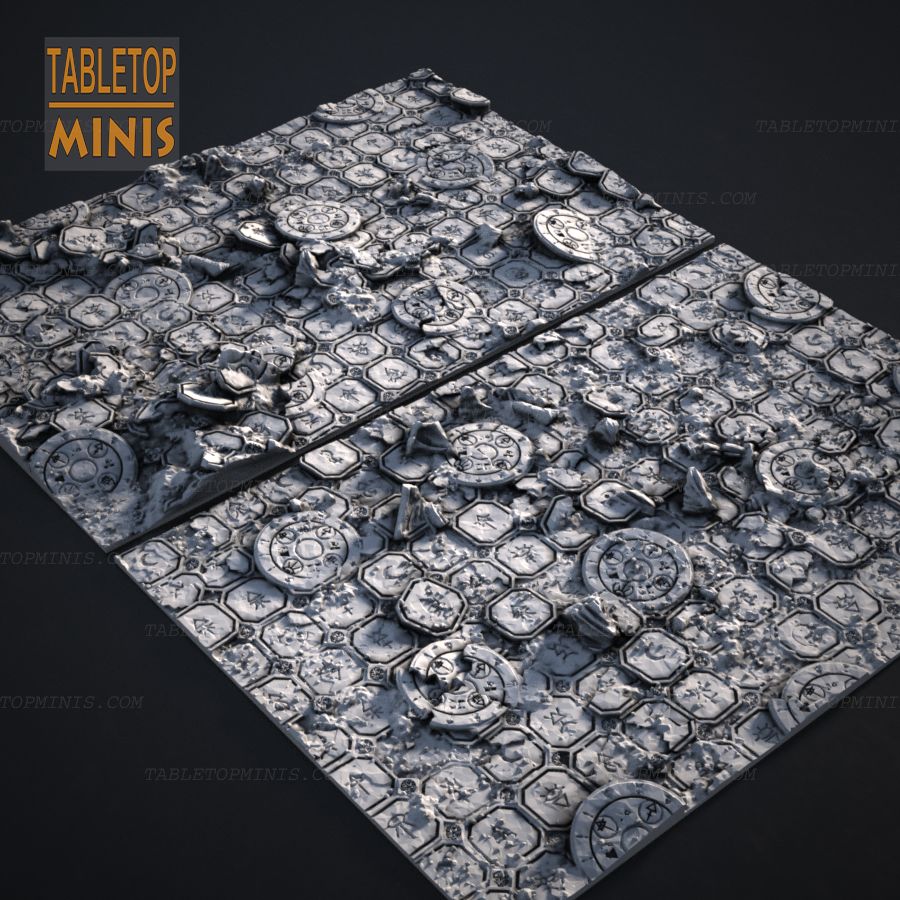  base stone tile tiles bases tiled topper capsule pavers stl mesh dnd 3dprint mini miniature