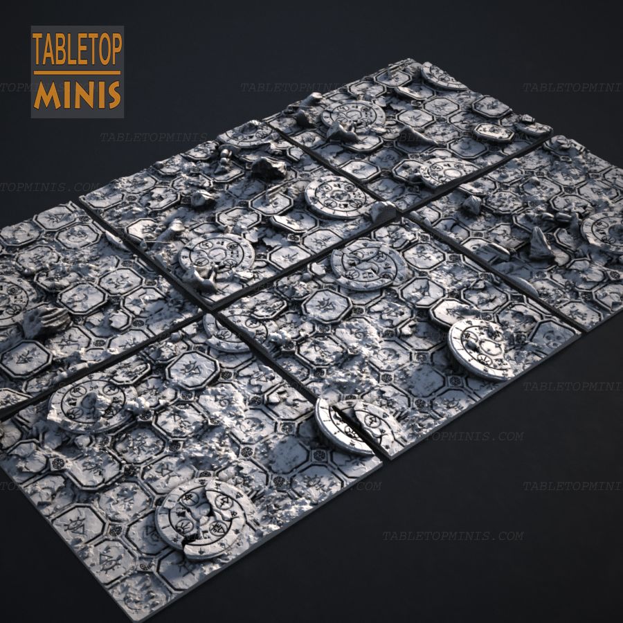  base square stone tile tiles bases tiled topper capsule pavers stl mesh dnd 3dprint mini miniature
