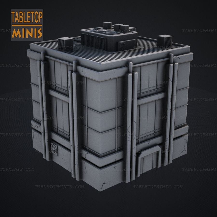  hex terrain scifi battletech mech sci fi building tabletop wargame 6mm game robots stl mesh dnd 3dprint mini miniature