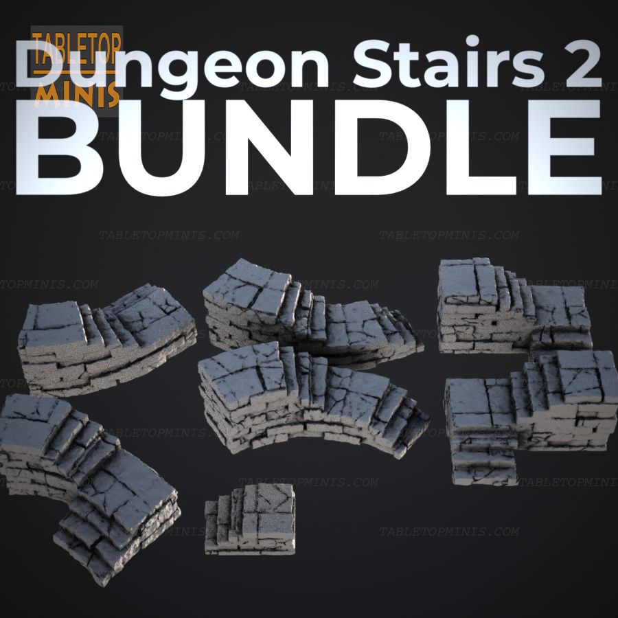  stone dungeon dnd old stairs steps stair brick  stone dungeon stairs openlock stair curved  stone dungeon stairs openlock stair curved  stone dungeon stairs catacomb catacombs step steps brick stl mesh dnd 3dprint mini miniature