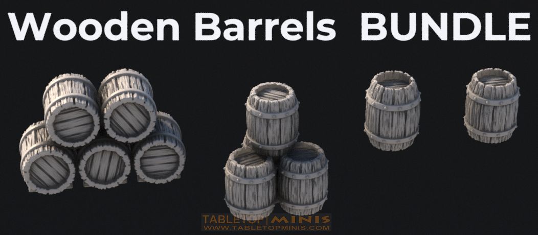  wooden barrel old keg barrels kegs  prop wooden dnd barrel keg terrain stack beer tavern supplies stock barrels scatter dungeons dragons and  barrel stack beer tavern stock rack wine store medieval stl mesh dnd 3dprint mini miniature