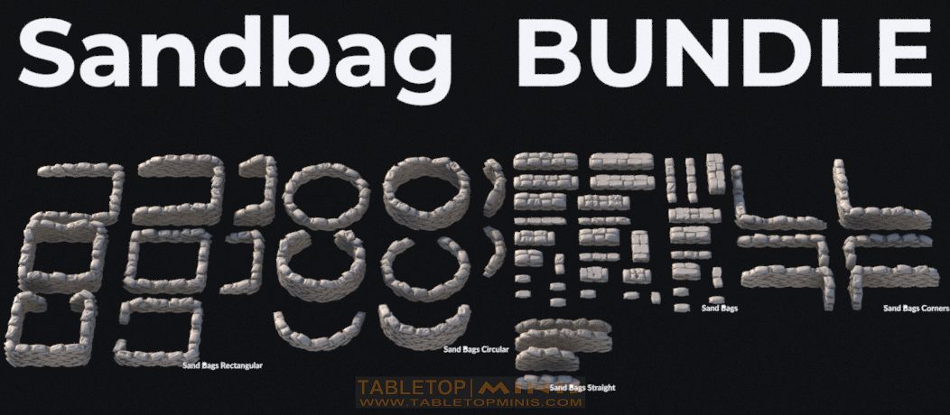  barrier bag sand war bags wall scenery sandbag sandbags wargaming ww2 pillbox tabletop bunker  barrier modern bag sand war bags wall walls sandbag sandbags wargaming  barrier square bag sand war bags wall rectangle sandbag sandbags wargaming tabletop  barrier round bag sand war bags wall army scenery sandbag sandbags wargaming ww2 pillbox tabletop bunker  barrier bag sand war bags scenery sandbag sandbags wargaming ww2 pillbox tabletop bunker stl mesh dnd 3dprint mini miniature