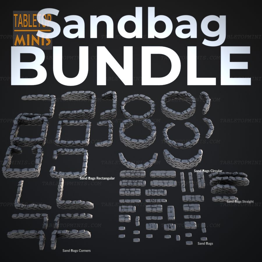  barrier bag sand war bags wall scenery sandbag sandbags wargaming ww2 pillbox tabletop bunker  barrier modern bag sand war bags wall walls sandbag sandbags wargaming  barrier square bag sand war bags wall rectangle sandbag sandbags wargaming tabletop  barrier round bag sand war bags wall army scenery sandbag sandbags wargaming ww2 pillbox tabletop bunker  barrier bag sand war bags scenery sandbag sandbags wargaming ww2 pillbox tabletop bunker stl mesh dnd 3dprint mini miniature